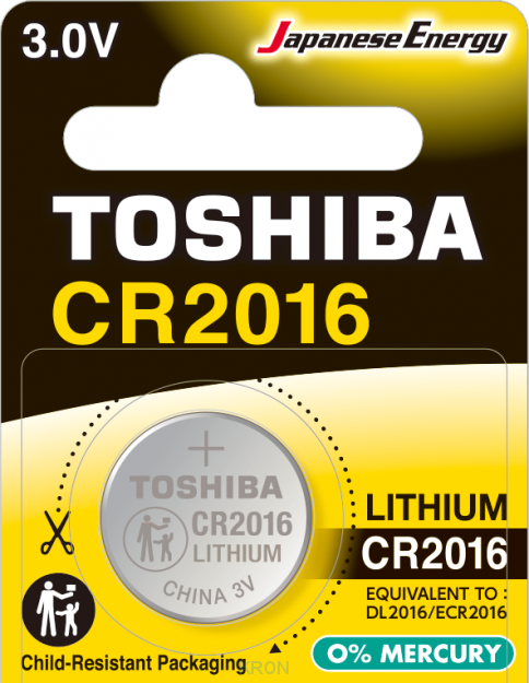 BATERIA TOSHIBA CR2016 3V LITOWA 1SZT.