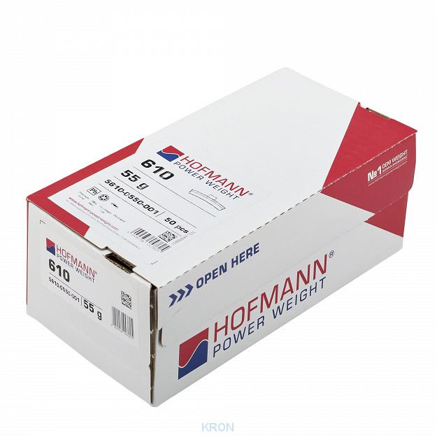 Ciężarki nabijane HOFMANN 610 STD 55g do kół aluminiowych