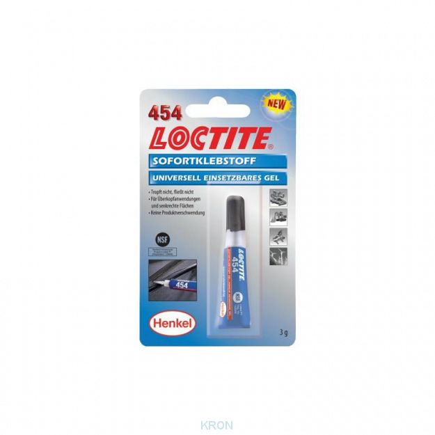 LOCTITE 454 3G BLISTER - żel, klej błyskawiczny