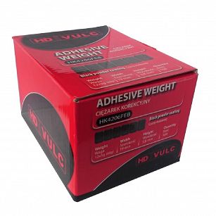 POWLEKANY CIĘŻAREK KLEJONY FE 12X5G SZARY 100SZT.