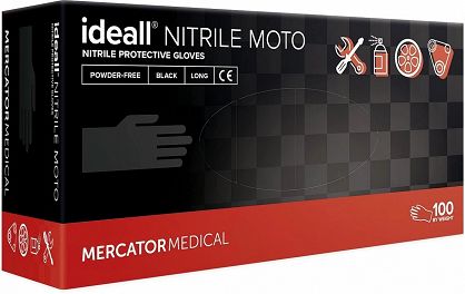 RĘKAWICE IDEAL NITRILE MOTO 100 SZTUK