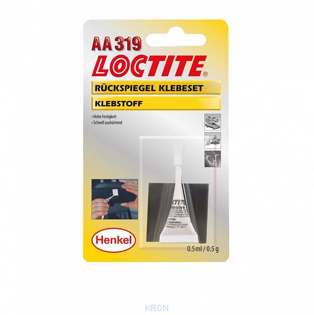 LOCTITE AA 319 MESH 0,5ml - zestaw do klejenia lusterka wstecznego
