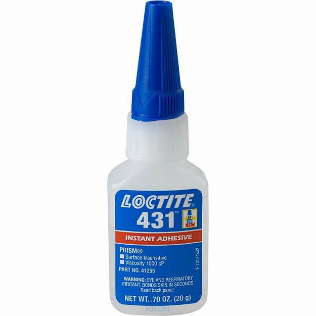 LOCTITE 431 20G - uniwersalny klej cyjanoakrylowy