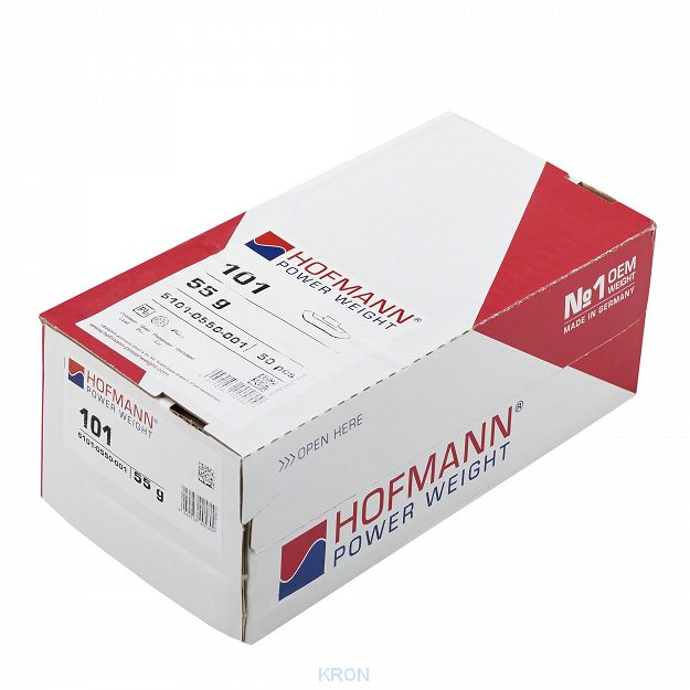 Ciężarki nabijane HOFMANN 101 STD 55g do kół stalowych