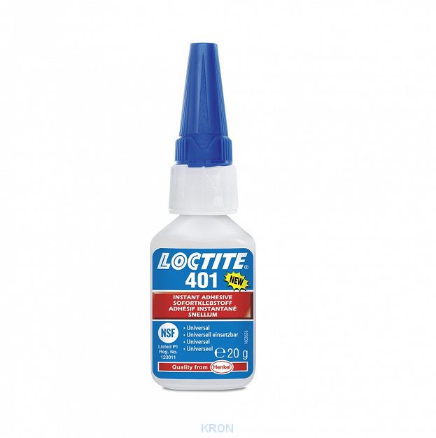 LOCTITE 401 20G - błyskawiczny klej cyjanoakrylowy 