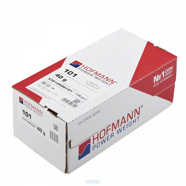Ciężarki nabijane HOFMANN 101 STD 40g do kół stalowych