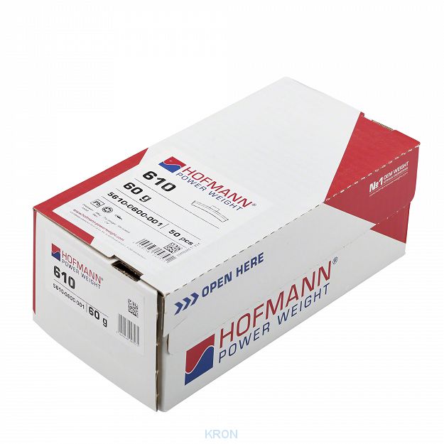 Ciężarki nabijane HOFMANN 610 STD 60g do kół aluminiowych